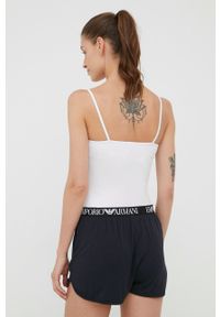 Emporio Armani Underwear top bawełniany 164498.2R223 kolor biały. Kolor: biały. Materiał: bawełna. Długość rękawa: na ramiączkach. Długość: krótkie #3