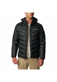 columbia - Kurtka ocieplana męska Columbia Labyrinth Loop Hooded z kapturem. Typ kołnierza: kaptur. Kolor: czarny. Materiał: puch