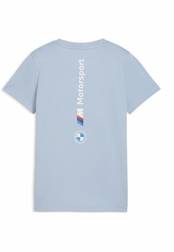 Puma - Młodzieżowa koszulka BMW M Motorsport ESS+ z logo PUMA Blue Wash. Kolor: niebieski