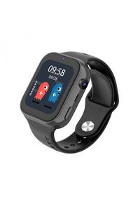 GARETT - Garett Kids Twin 2 4G czarny. Rodzaj zegarka: smartwatch. Kolor: czarny