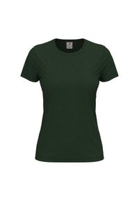 Stedman - Damska Klasyczna Koszulka O Dopasowanym Kroju. Kolor: zielony. Sport: turystyka piesza #1