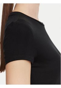 Guess T-Shirt V6YI24 K4787 Czarny Slim Fit. Kolor: czarny. Materiał: lyocell #3