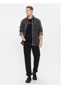 Karl Lagerfeld Jeans Kurtka jeansowa 240D1600 Szary Regular Fit. Kolor: szary. Materiał: bawełna #2