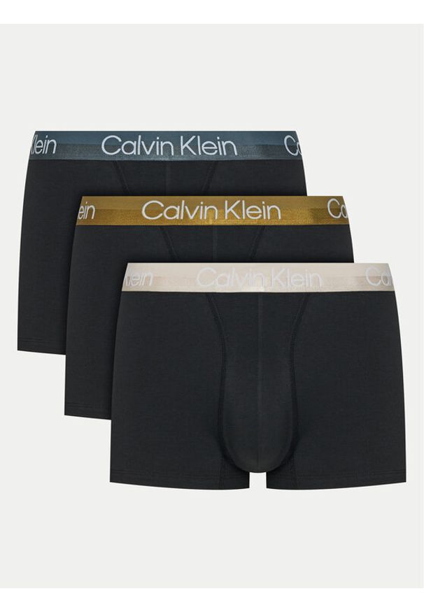 Calvin Klein Underwear Komplet 3 par bokserek 000NB2970A Czarny. Kolor: czarny. Materiał: bawełna