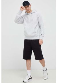 Champion bluza męska kolor szary z kapturem melanżowa. Typ kołnierza: kaptur. Kolor: szary. Długość rękawa: długi rękaw. Długość: długie. Wzór: melanż #1