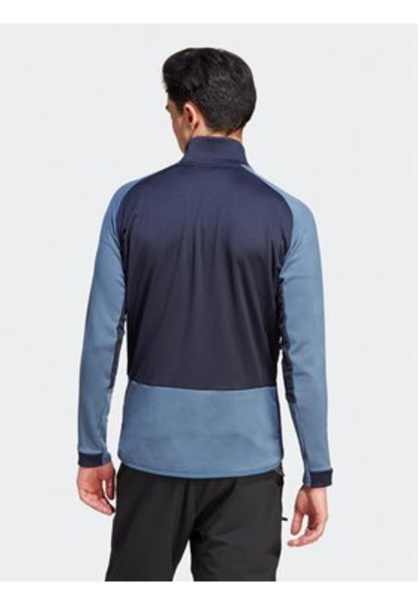 Adidas - adidas Polar Terrex Tech Flooce Hiking Fleece HH9227 Niebieski Regular Fit. Kolor: niebieski. Materiał: polar, syntetyk