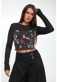 Versace Jeans Couture - Bluzka damska z siatką VERSACE JEANS COUTURE #1