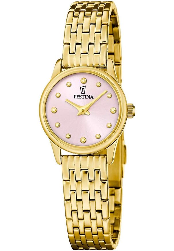 Zegarek Festina Zegarek damski Festina F20750-2 złoty. Kolor: złoty