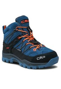 CMP Trekkingi Kids Rigel Mid Trekking Shoe Wp 3Q12944 Niebieski. Kolor: niebieski. Materiał: skóra, nubuk. Sport: turystyka piesza