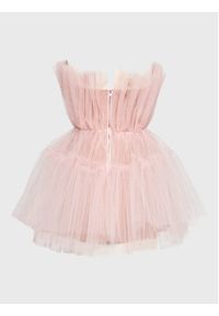 Kontatto Sukienka koktajlowa BO135 Różowy Regular Fit. Kolor: różowy. Materiał: syntetyk. Styl: wizytowy #3