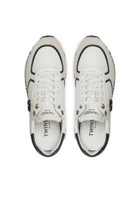 TwinSet - TWINSET Sneakersy 241TCP080 Biały. Kolor: biały. Materiał: skóra #4