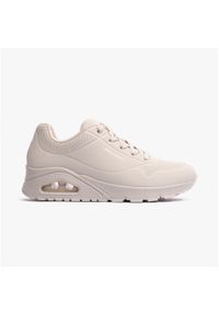skechers - Buty na co dzień damskie SKECHERS UNO STAND ON AIR eko skóra. Okazja: na co dzień. Kolor: biały. Materiał: skóra. Model: Skechers Sport. Sport: turystyka piesza