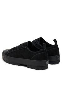 Calvin Klein Jeans Sneakersy Lugged Hybrid Low Laceup Auth YM0YM01091 Czarny. Kolor: czarny. Materiał: zamsz, skóra