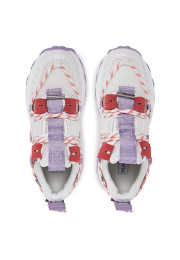Steve Madden Sneakersy Tazmania SM11002419 Biały. Kolor: biały. Materiał: materiał