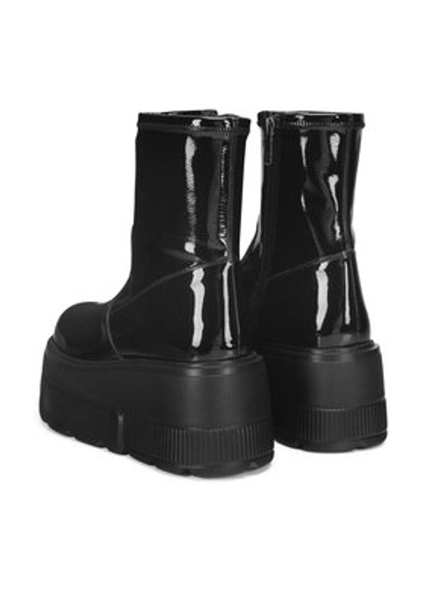 Badura Botki CASI-01W4-004-1 Czarny. Kolor: czarny. Materiał: skóra