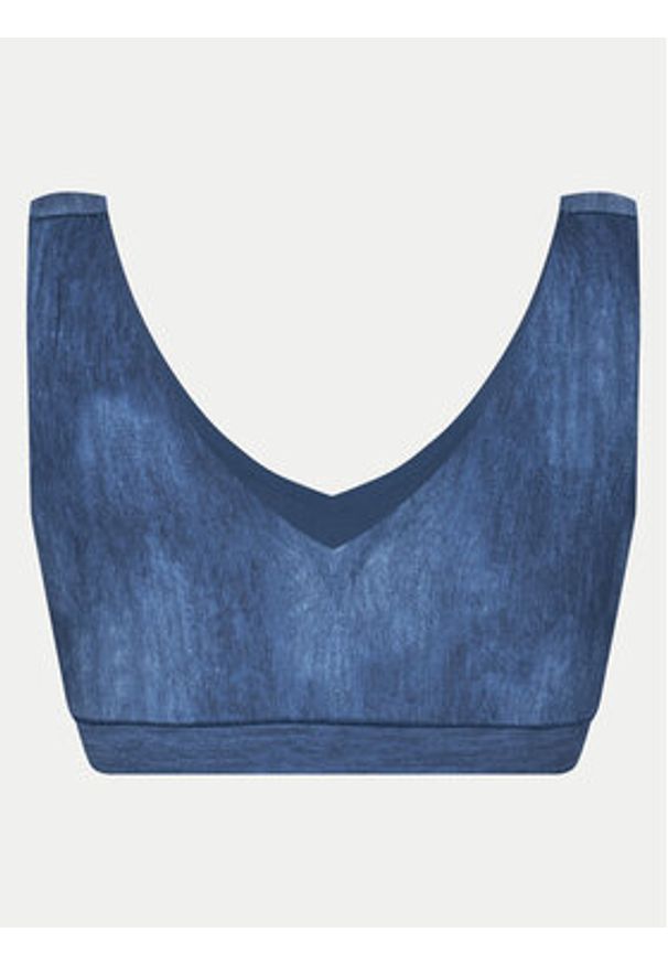 Chantelle Biustonosz top Soft Stretch C11D10 Niebieski. Kolor: niebieski. Materiał: syntetyk