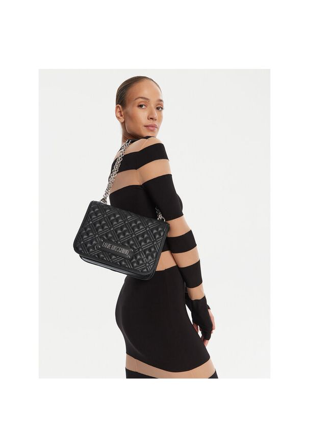 Love Moschino - Torebka LOVE MOSCHINO. Kolor: czarny