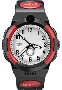Smartwatch Pacific 31-3 Czarno-czerwony (PACIFIC 31-3). Rodzaj zegarka: smartwatch. Kolor: czarny, czerwony, wielokolorowy