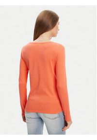 United Colors of Benetton - United Colors Of Benetton Bluzka 3GA2E16F9 Pomarańczowy Regular Fit. Kolor: pomarańczowy. Materiał: bawełna #4
