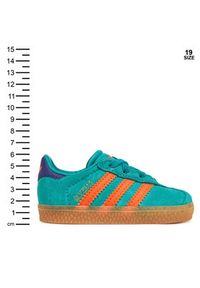 Adidas - adidas Sneakersy Gazelle Comfort Closure JR5940 Zielony. Kolor: zielony. Materiał: skóra, zamsz. Model: Adidas Gazelle #6