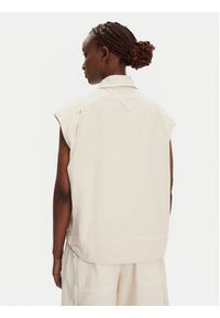 Pinko - PINKO Kamizelka Gerard Gilet 105237 A2M8 Écru Regular Fit. Materiał: bawełna #5