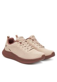 skechers - Skechers Sneakersy Bobs Moda Flex 117731/NAT Beżowy. Kolor: beżowy. Materiał: materiał #6