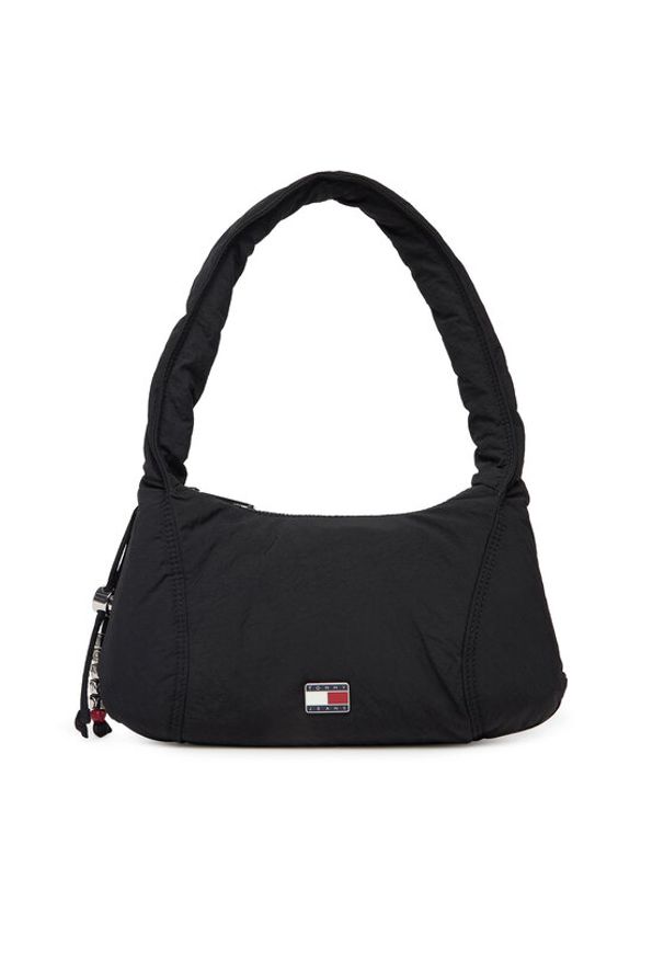 Tommy Jeans Torebka Tjw Casual Shoulder Bag AW0AW18068 Czarny. Kolor: czarny. Styl: casual
