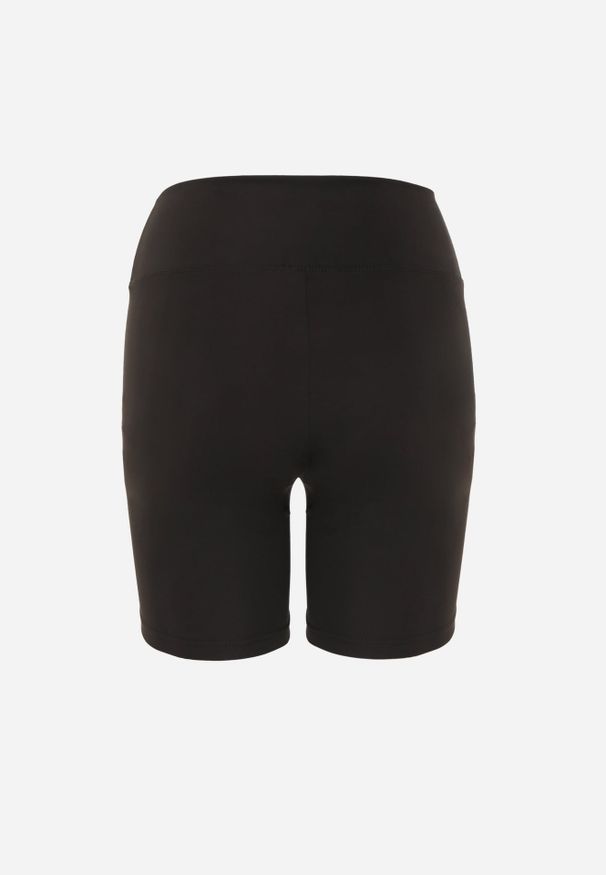 Renee - Czarne Szorty Kolarki High Waist Marerila. Okazja: na co dzień. Stan: podwyższony. Kolor: czarny. Długość: krótkie. Styl: casual, sportowy