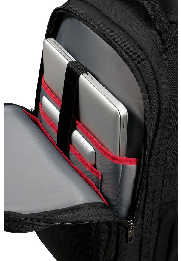 Plecak Samsonite 155203 1041 Guardit 3.0 15.6'' czarny. Kolor: czarny. Materiał: tkanina. Styl: elegancki, biznesowy, klasyczny