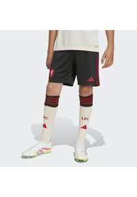 Adidas - Szorty Liverpool FC 25/26 Away Kids. Kolor: czarny. Sport: piłka nożna #1