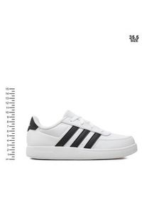 Adidas - adidas Sneakersy Breaknet 2.0 K HP8956 Biały. Kolor: biały. Materiał: skóra #4