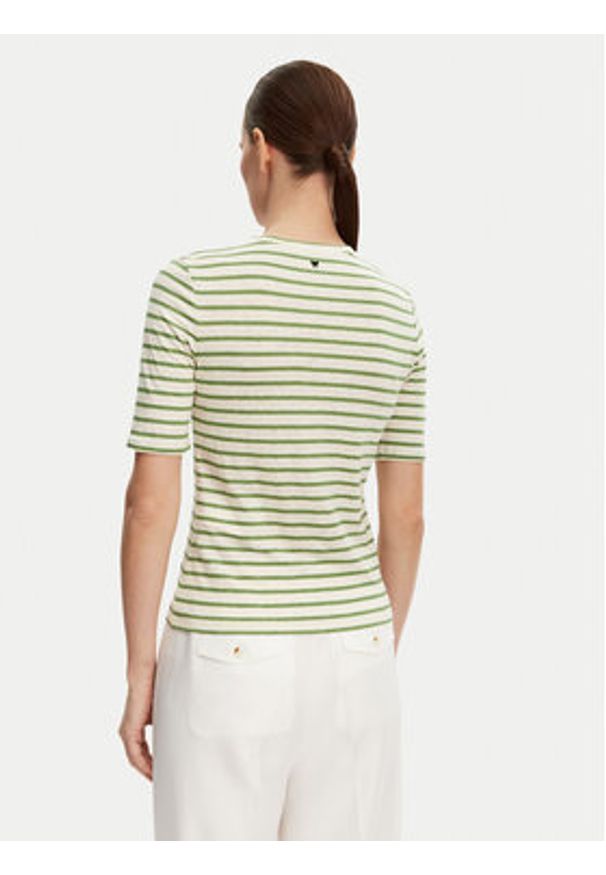 Weekend Max Mara T-Shirt Opzione 2515941012 Zielony Regular Fit. Kolor: zielony. Materiał: len