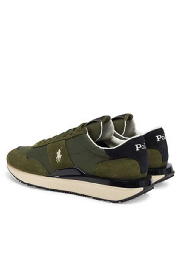 Polo Ralph Lauren Sneakersy Train 89 Pp 809965081001 Zielony. Kolor: zielony. Materiał: zamsz, skóra