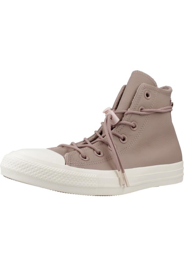 Tenisówki Converse Model Chuck Taylor All Star Hi Bite The Dust Kolor Rose. Kolor: różowy. Materiał: tkanina, skóra