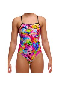 Strój do pływania FUNKITA Tag Her - Single Strap. Kolor: wielokolorowy #1