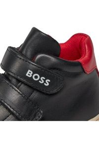 BOSS - Boss Sneakersy J09207 S Czarny. Kolor: czarny. Materiał: skóra #6