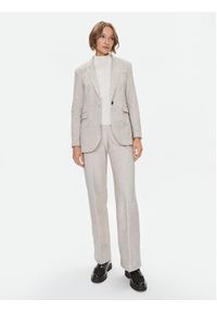 Marella Sweter Kartal 2333660736200 Biały Regular Fit. Kolor: biały. Materiał: wełna #4