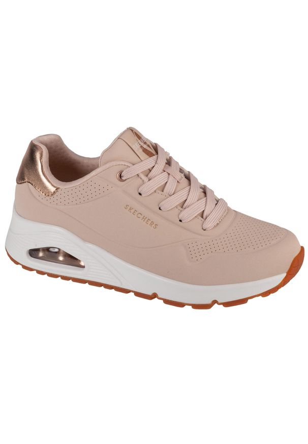 skechers - Buty sportowe Sneakersy damskie, Uno-Golden Air. Kolor: beżowy. Sport: turystyka piesza