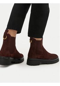 GANT - Gant Sztyblety 29553763 Bordowy. Kolor: czerwony. Materiał: skóra, zamsz #4