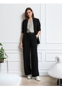 Sinsay - Kamizelka - szary. Kolor: szary. Materiał: wiskoza, materiał. Styl: elegancki #1