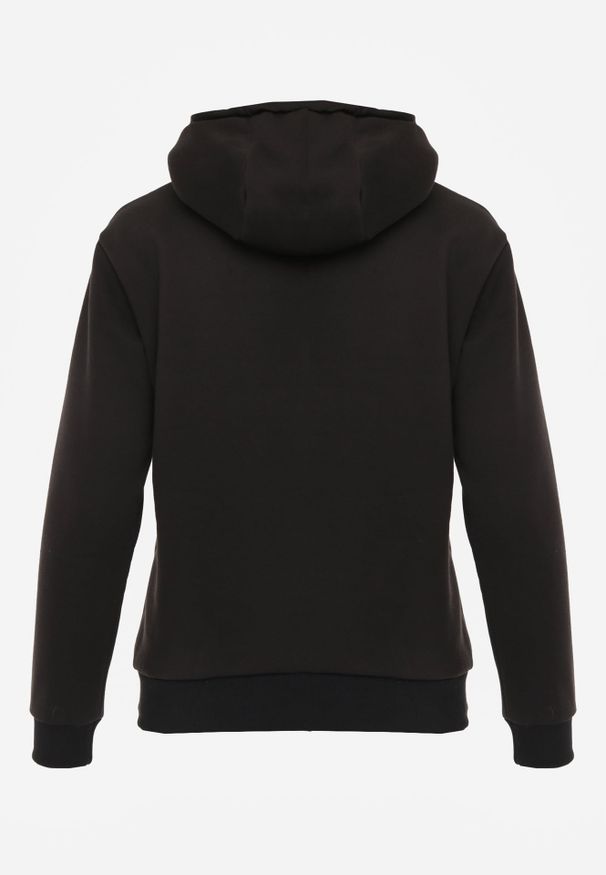 Renee - Czarna Bluza z Kapturem Corbetes. Typ kołnierza: kaptur. Kolor: czarny. Materiał: prążkowany, polar, tkanina, dresówka. Długość rękawa: długi rękaw. Długość: długie. Wzór: jednolity, gładki