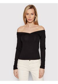 Pieces Bluzka Maliva 17103018 Czarny Slim Fit. Kolor: czarny. Materiał: wiskoza #1