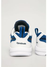 Reebok - Buty dziecięce Rush Runner 3.0. Nosek buta: okrągły. Zapięcie: rzepy. Kolor: biały. Materiał: syntetyk, materiał, skóra ekologiczna, guma. Szerokość cholewki: normalna #2