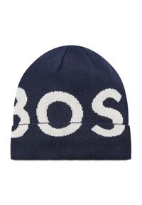 BOSS - Czapka Boss. Kolor: niebieski #1