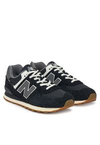 New Balance Sneakersy U574RUS Czarny. Kolor: czarny. Materiał: zamsz, skóra. Model: New Balance 574