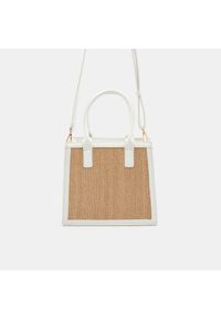 Sinsay - Torebka tote - Biały. Kolor: biały #1