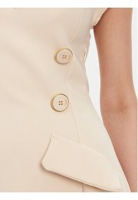 Imperial Sukienka koktajlowa AFJJJKP Écru Regular Fit. Materiał: syntetyk. Styl: wizytowy #5