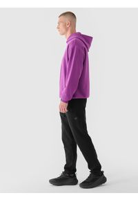 4f - 4F Spodnie dresowe męskie 4F x Robert Lewandowski - czarne S. Kolor: czarny. Materiał: dresówka. Wzór: nadruk, ze splotem, gładki #2