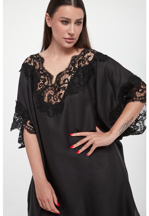 Ermanno Scervino Life - Sukienka lniana ERMANNO SCERVINO LIFE. Materiał: len