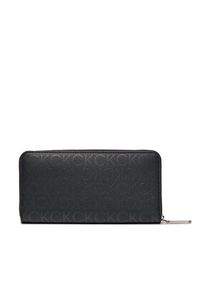Calvin Klein Duży Portfel Damski Ck Must Lg Z/A Wallet_Epi Mono K60K611938 Czarny. Kolor: czarny